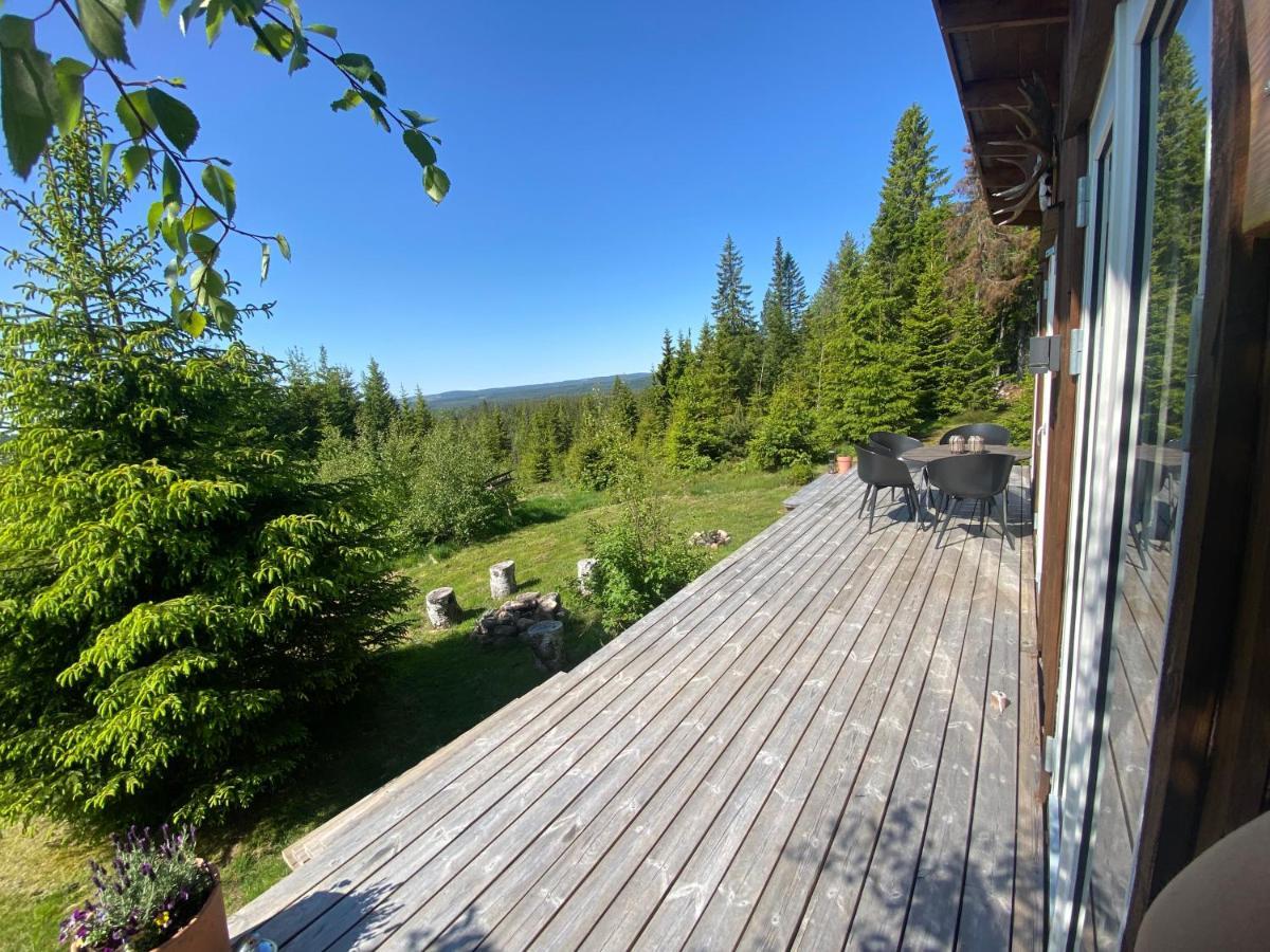 Cozy Forest Cabin With Amazing Mountain View تورسبي المظهر الخارجي الصورة